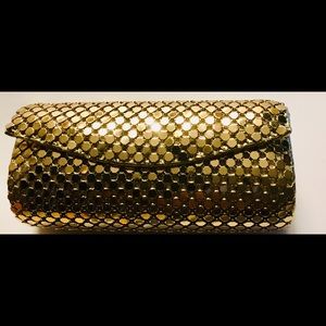 Gold Mesh Lipstick Case